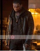 Power 50 Cent (Kanan) Black Shearling Leather Jacket