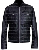 The Other Guys Dwayne Johnson Bomber Leather Jacket