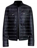 The Other Guys Dwayne Johnson Bomber Leather Jacket