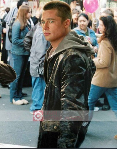 Mr & Mrs. Smith Brad Pitt (John Smith) Leather Jacket