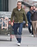 Red Notice Ryan Reynolds Suede Jacket