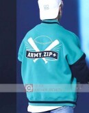 K-pop BTS Jungkook Army Zip Baseball Jumper Jacket