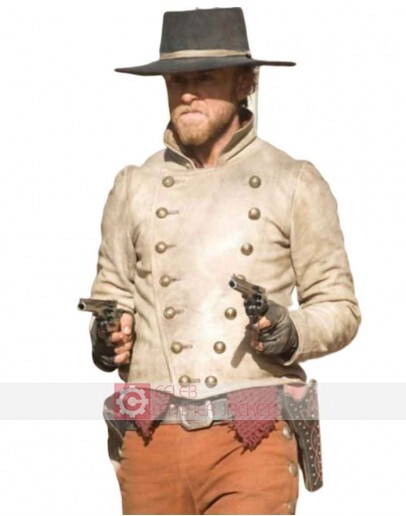 3:10 to Yuma Charlie Prince (Ben Foster) Leather Jacket