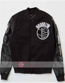 Basketball Team Brooklyn Nets Bomber Jacket
