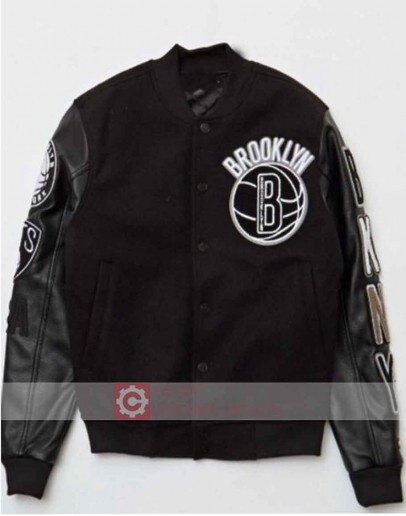 Basketball Team Brooklyn Nets Bomber Jacket
