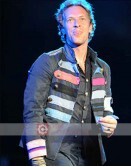 Singer Chris Martin Viva La Vida Black Cotton Jacket