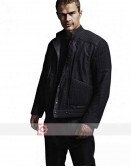 Divergent Four (Theo James) Black Leather Jacket