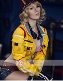 Final Fantasy 15 Cindy Aurum (Erin Matthews) Yellow Shrug Leather Jacket