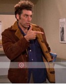 Seinfeld Cosmo Kramer (Michael Richards) Shearling Jacket