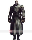 Resident Evil 2 The Tyrant Black Costume Leather Jacket