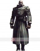 Resident Evil 2 The Tyrant Black Costume Leather Jacket