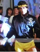 Rocky 3 Rocky Balboa (Sylvester Stallone) Black Satin Jacket