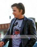 The Outsiders 1983 Two-Bit Matthews (Emilio Estevez) Black Leather Jacket