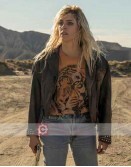 Vis a Vis El Oasis Macarena Ferreiro (Maggie Civantos) Brown Leather Jacket