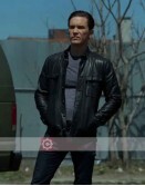 Iron Fist Ward Meachum (Tom Pelphrey) Black Leather Jacket