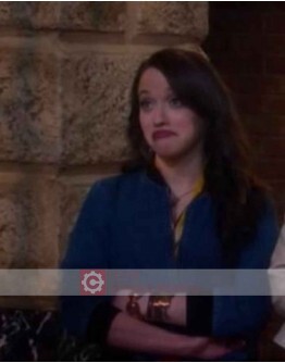 2 Broke Girls Kat Dennings (Max Black) Bomber Jacket