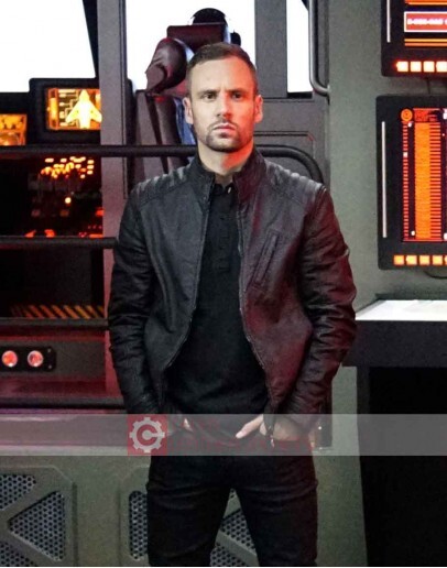 Agents of Shield Nick Blood (Lance Hunter) Leather Jacket