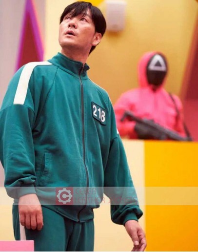 Squid Game Tracksuit Green Costume On Customized Numbers