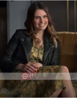 Ted Lasso Ellie Taylor (Flo Collins) Leather Jacket