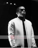 Kid Ink Show Me White Bomber Leather Jacket