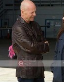 Red Bruce Willis (Frank Moses) Leather Jacket
