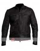 Cafe Racer Brown Biker Motorcycle Vintage Leather Jacket