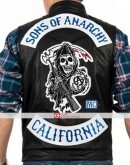 Sons of Anarchy Charlie Hunnam (Jax Teller) Leather Vest