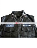 Sons of Anarchy Charlie Hunnam (Jax Teller) Leather Vest
