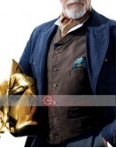 Black Adam Pierce Brosnan (Dr. Fate) Blue Wool Coat