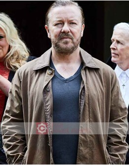 After Life Ricky Gervais (Tony) Cotton Jacket