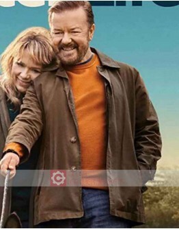 After Life Ricky Gervais (Tony) Cotton Jacket