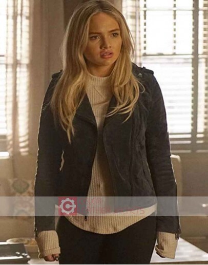 The Gifted Natalie Alyn Lind (Lauren Strucker) Suede Jacket