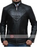 Superman Black Leather Jacket 
