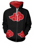 Naruto Anime Akatsuki Itachi Black Hoodie