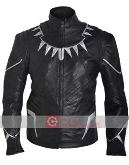 Black Panther Chadwick Boseman (T'Challa) Leather Jacket