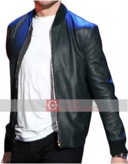 Eternals (Ikaris) Richard Madden Black Leather Jacket