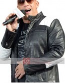 F9 The Fast Saga Vin Diesel (Dominic Toretto) Black Leather Jacket