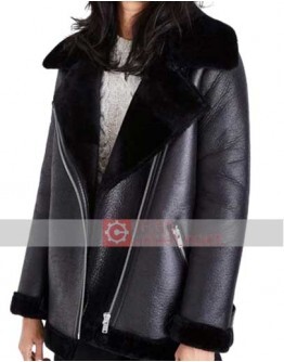 Locke & Key (Dodge) Laysla De Oliveira Shearling Jacket