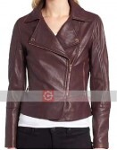 Superman and Lois (Leslie Larr) Stacey Farber Leather Jacket
