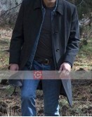 Justified Timothy Olyphant (Raylan Givens) Black Trench Coat