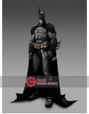 Batman: Arkham Knight Grey Leather Jacket