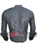 Batman: Arkham Knight Grey Leather Jacket