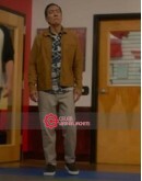 Cobra Kai S 05 Yuji Okumoto (Chozen Toguchi) Brown Jacket