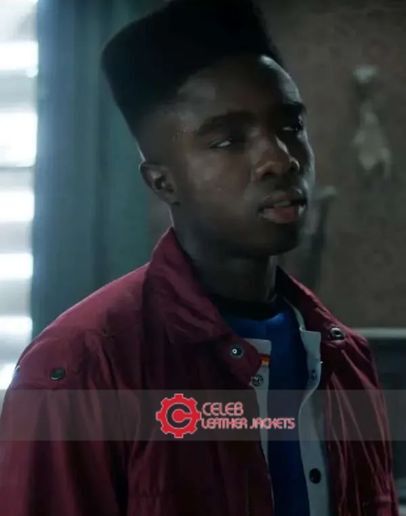 Stranger Things S04 Caleb R (Lucas Sinclair) Cotton Jacket