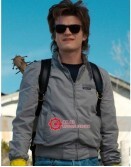 Stranger Things S04 Joe Keery (Steve Harrington) Cotton Jacket
