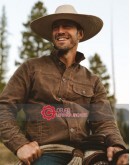 Dave Annable (Lee Dutton) Brown Cotton Jacket