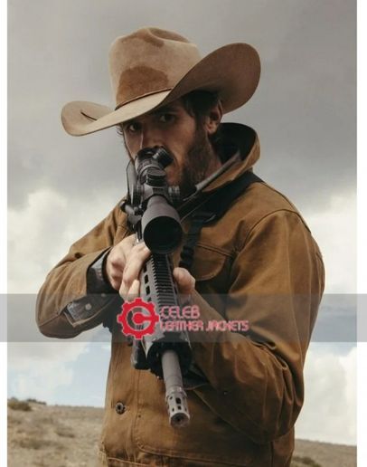Dave Annable (Lee Dutton) Brown Cotton Jacket
