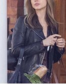 Ghosted Ana de Armas Leather Jacket