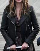 Ghosted Ana de Armas Leather Jacket