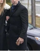 Succession Connor Roy Black Wool Coat